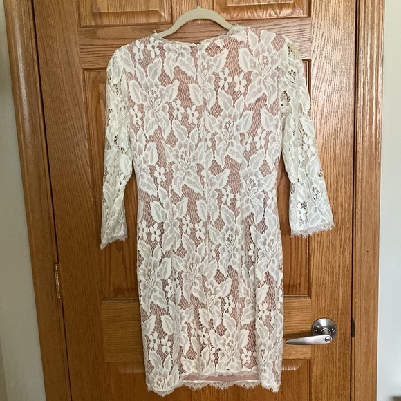 Adrianna Papell White Lace Dress - Picture 4 of 5
